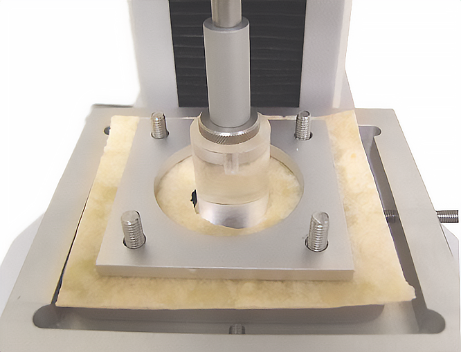 Tortilla tear test method using a Perspex cylinder probe to penetrate a flour tortilla